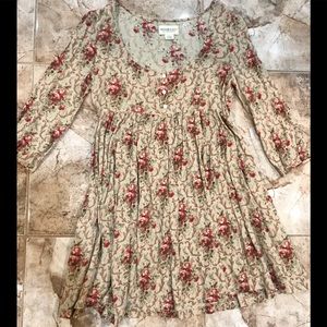 NWOT Ralph Lauren dress, rose print